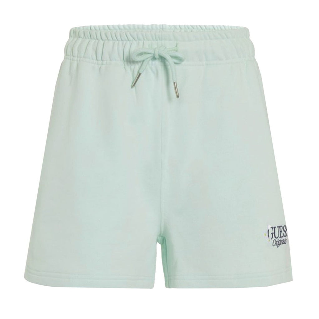 Guess W2GD05 K9YI0 Pantaloni Corti Pantaloncini Shorts Donna Verde