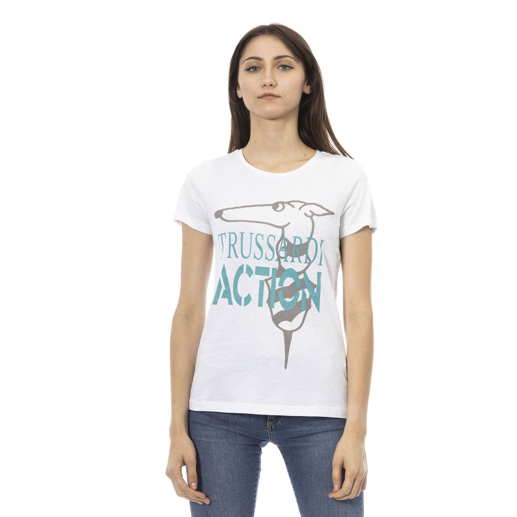 Trussardi Action 2BT02 T-shirt Maglietta Donna Bianco