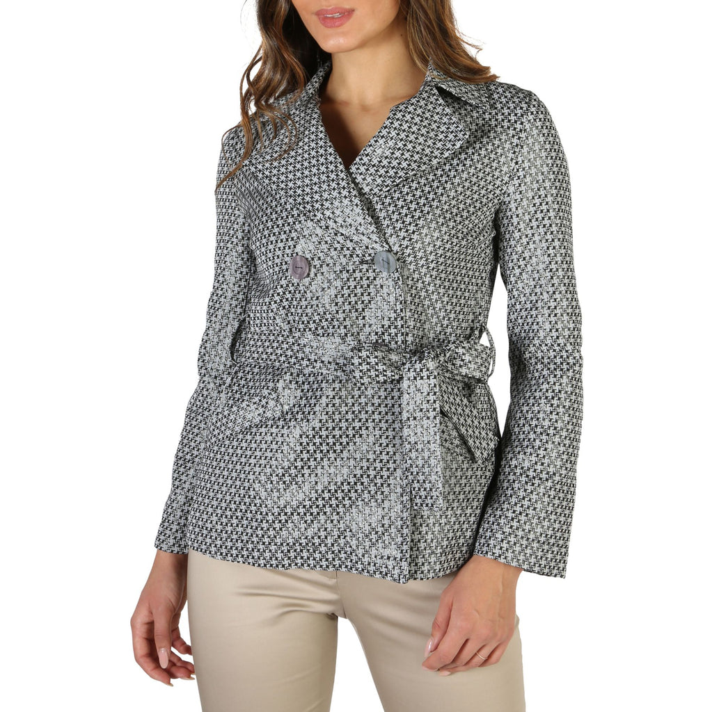 Fontana 2.0 KIM MP1910RA18 Giacca Giubbotto Donna Made in Italy Grigio