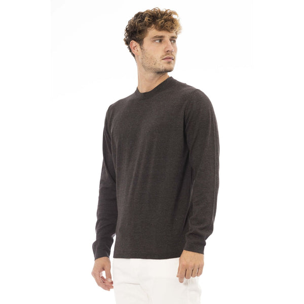 Alpha Studio AU7170C Maglia Uomo Made in Italy Marrone