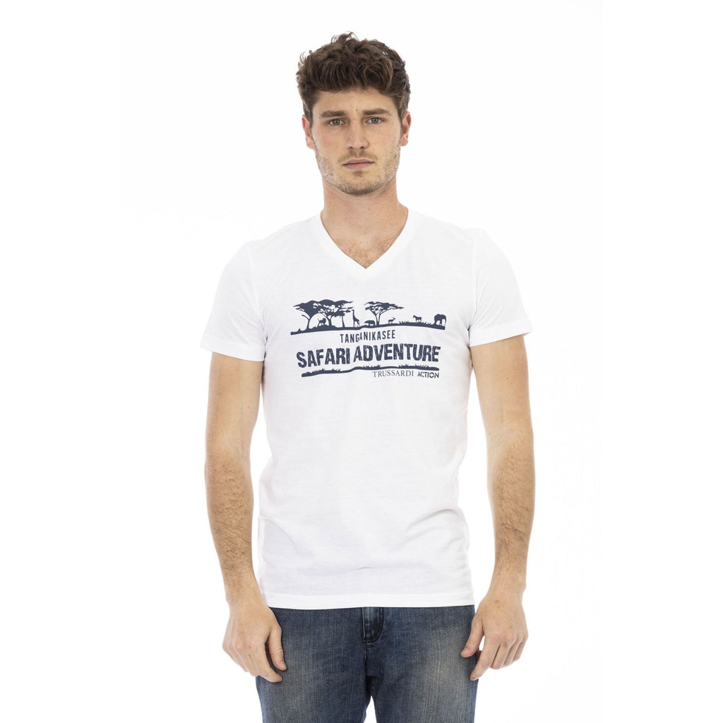 Trussardi Action 2AT04 V T-shirt Maglietta Uomo Bianco