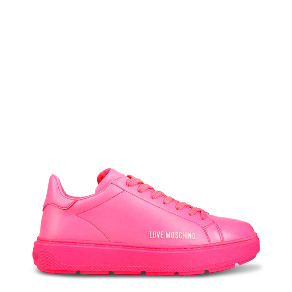 Love Moschino JA15304G1GID0 Scarpe Sneakers Pelle Donna Rosa - BeFashion.it