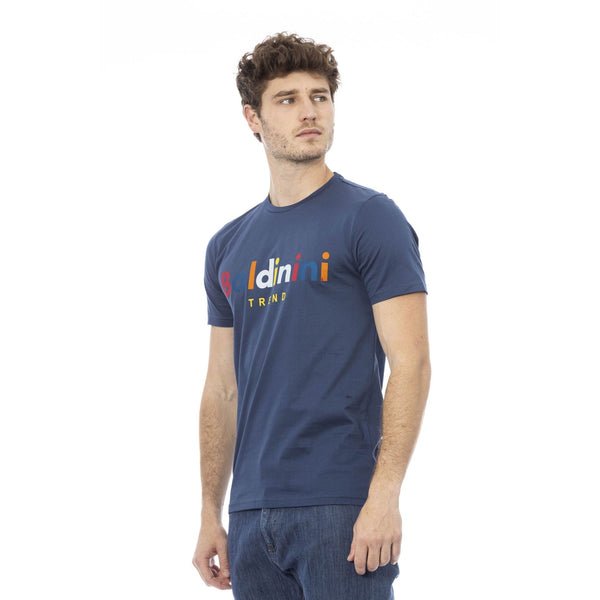 Baldinini Trend COMO TRU542 T-shirt Maglietta Uomo Blu Copiativo