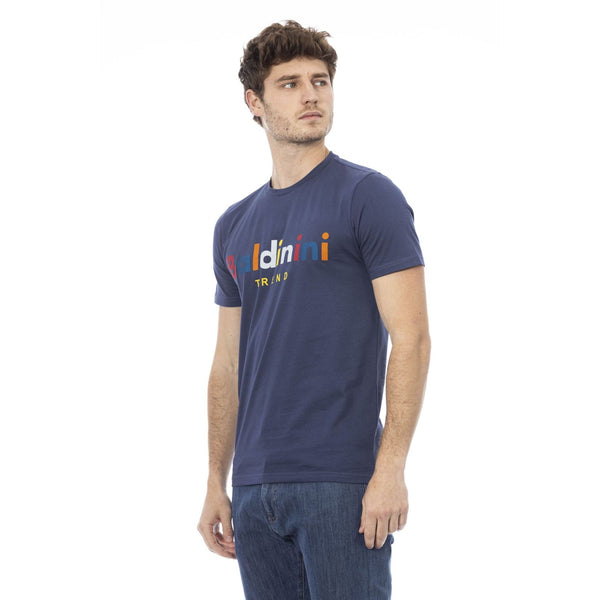 Baldinini Trend COMO TRU542 T-shirt Maglietta Uomo Blu Baltico