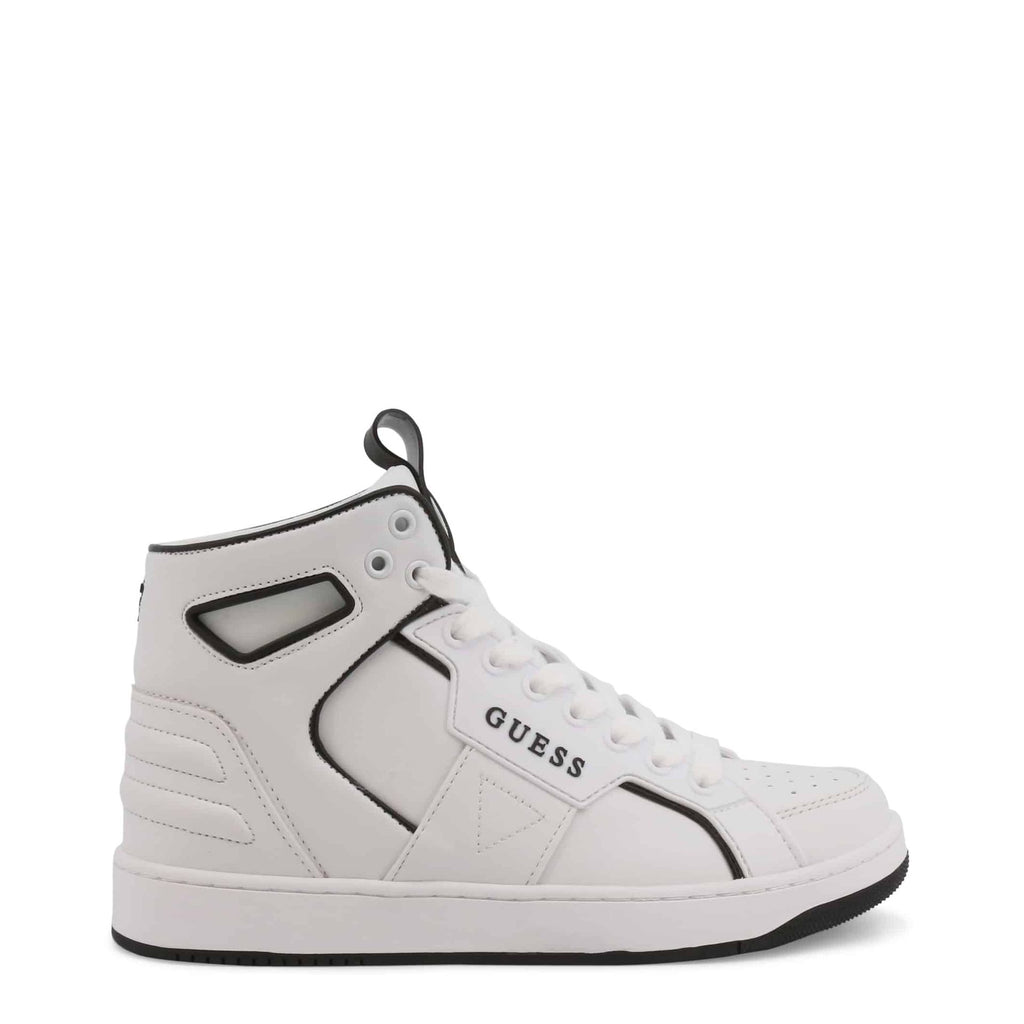 Guess BASQET FL7BSQ LEA12 Scarpe Sneakers Donna Bianco Nero - BeFashion.it