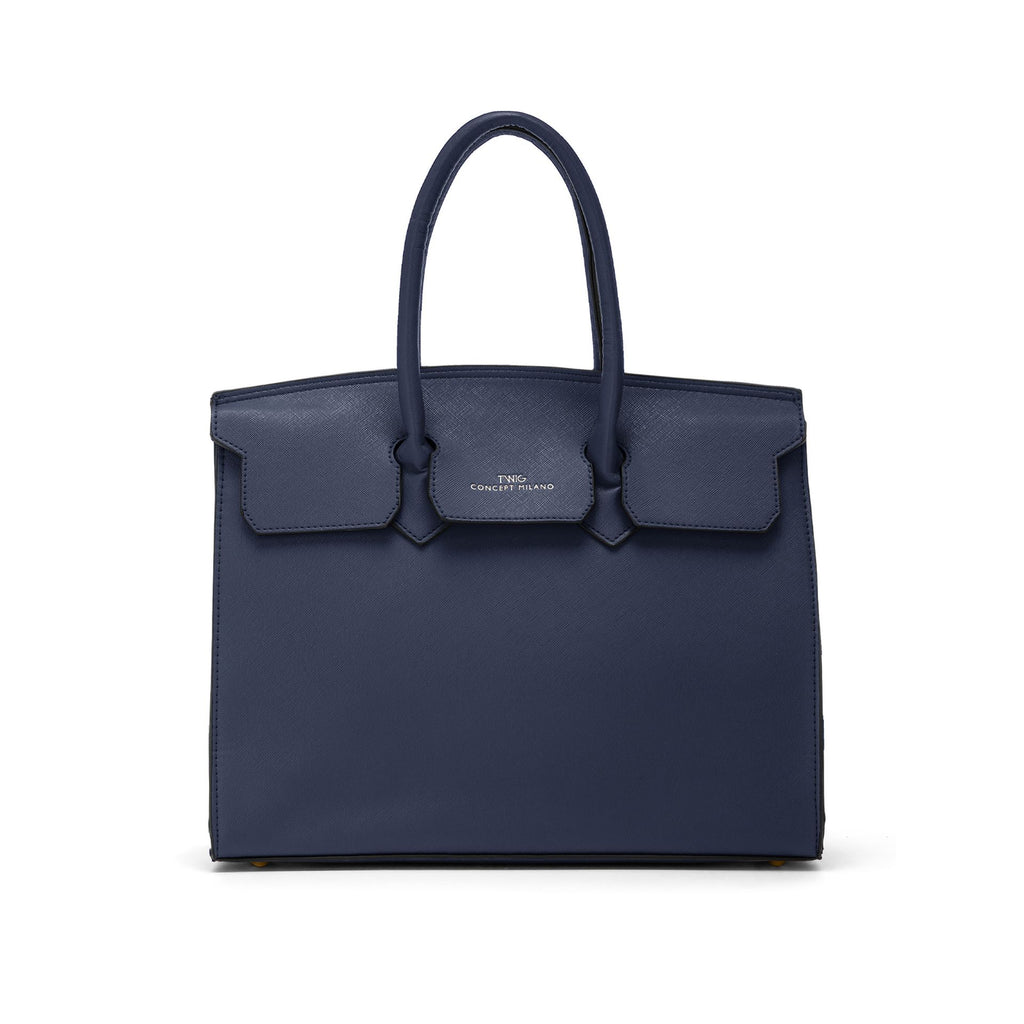 Twig LORRAIN LRR05 Borsa a Mano Donna Blu Navy