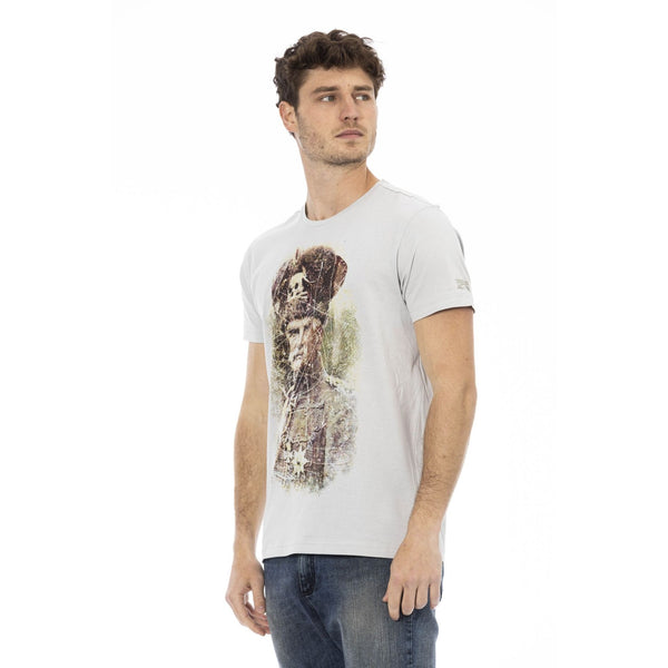 Trussardi Action 2AT05 T-shirt Maglietta Uomo Grigio Chiaro