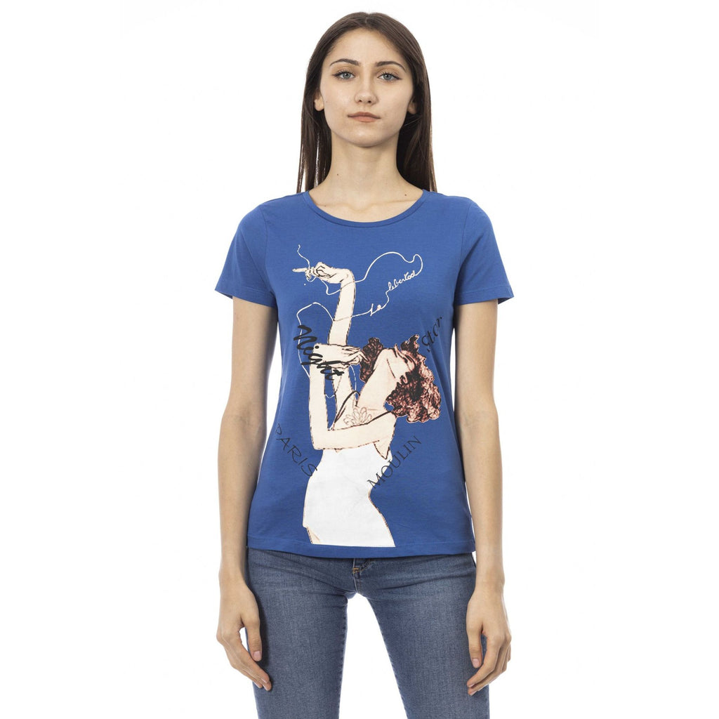 Trussardi Action 2BT23 T-shirt Maglietta Donna Blu