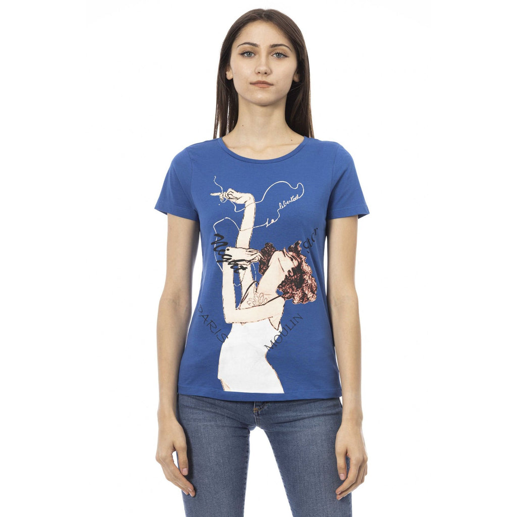 Trussardi Action 2BT23 T-shirt Maglietta Donna Blu - BeFashion.it