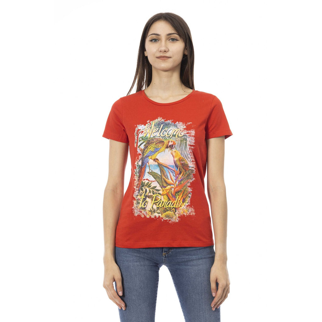 Trussardi Action 2BT16 T-shirt Maglietta Donna Rosso