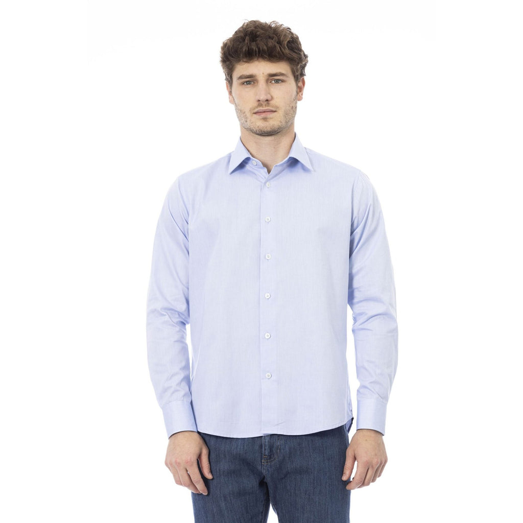 Baldinini Trend BOLOGNA Camicia Uomo Made in Italy Celeste - BeFashion.it