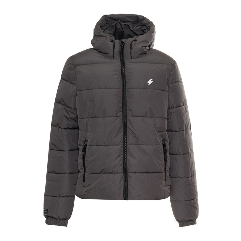 Superdry M5011827A Giacca Giubbotto Uomo Piumino Grigio - BeFashion.it
