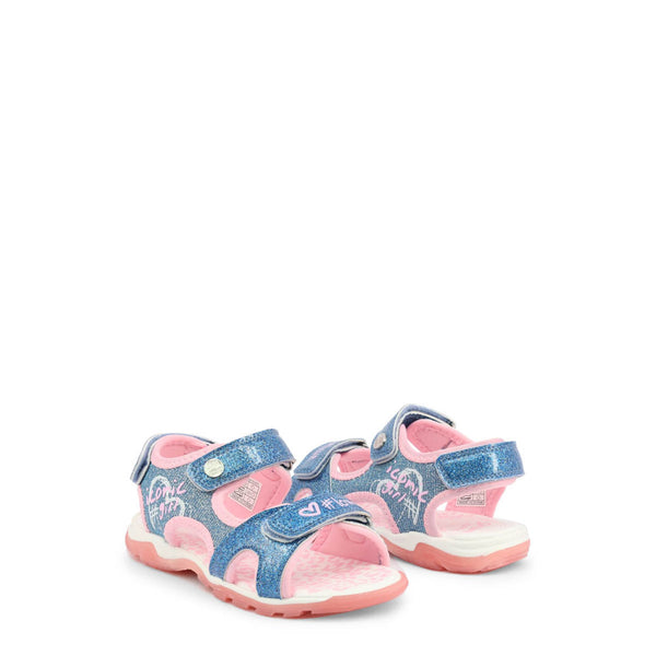 Shone 6015-031 Scarpe Sandali Bambina Bimba Rosa Blu