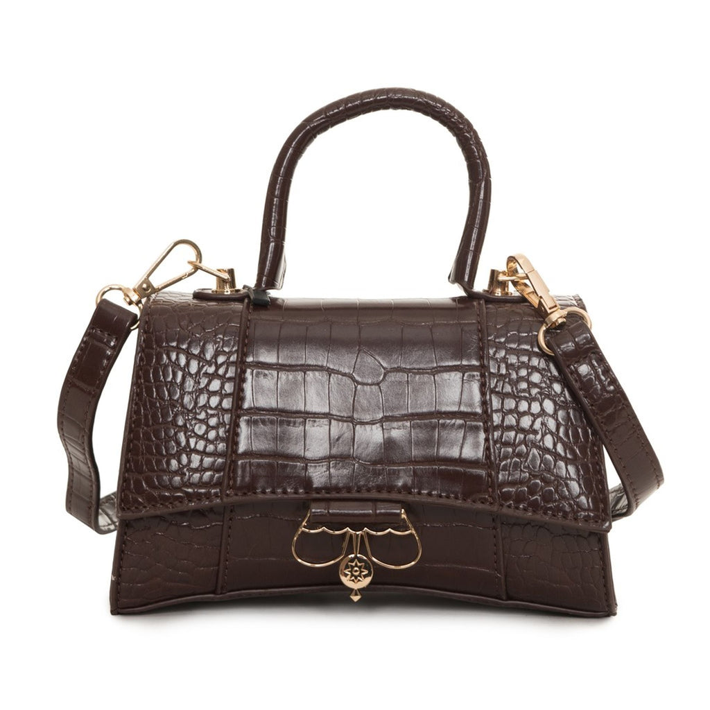 Egon Von Furstenberg JANE EVFW006 Borsa a Mano Donna Marrone