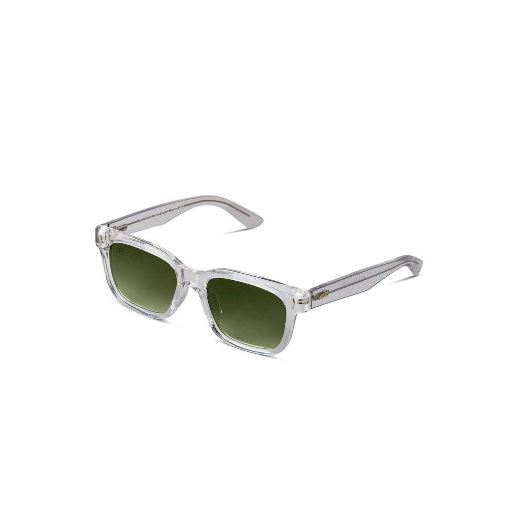 X Frame Therapy ELGATECH  X090 Occhiali da Sole Unisex Trasparente Verde