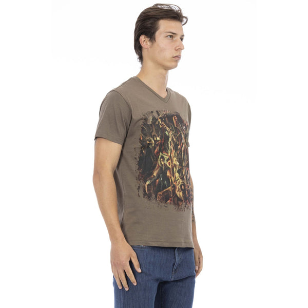 Trussardi Action 2AT114 T-shirt Maglietta Uomo Marrone