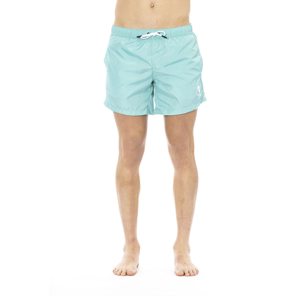 Bikkembergs Beachwear BKK1MBS05 Costume da Bagno Boxer Pantaloncini Uomo Verde