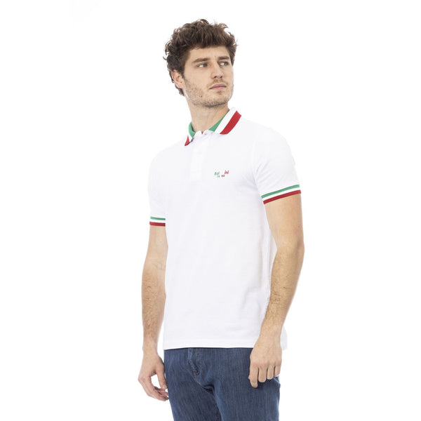 Baldinini Trend SONDRIO MOD.4PO Polo Uomo Bianco Tricolore