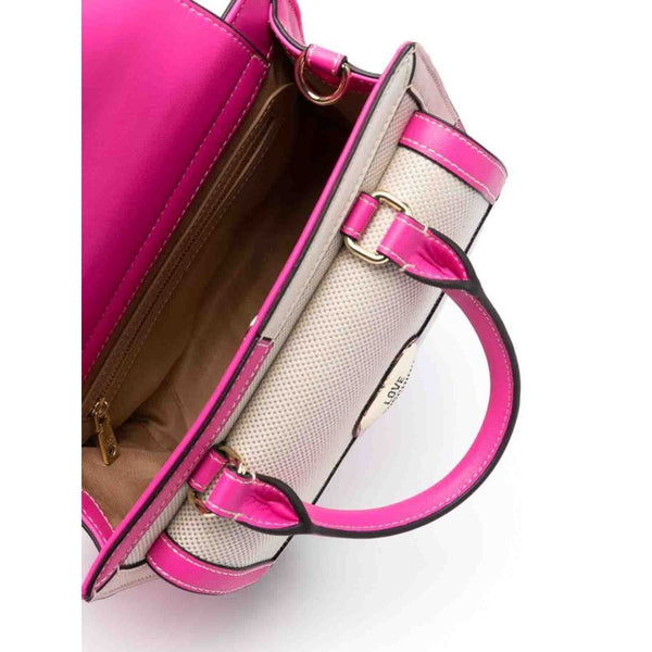 Love Moschino JC4045PP1ILH110B Borsa a Mano Donna Bianco Fucsia