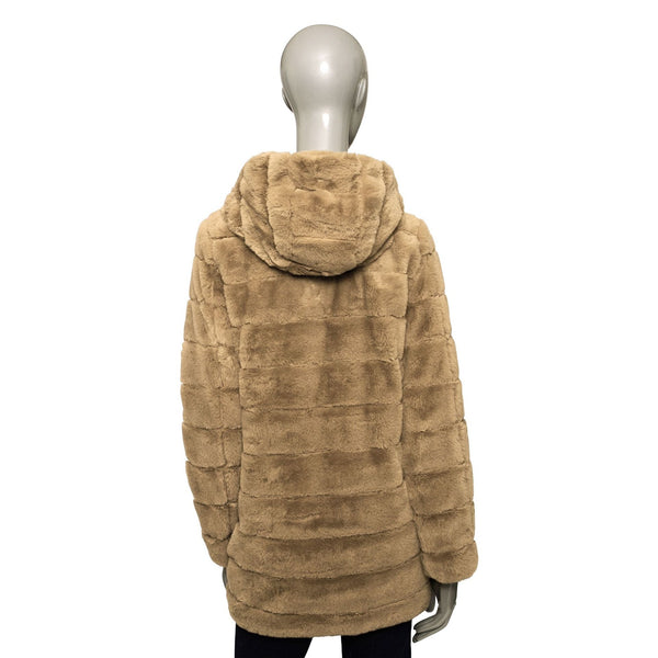 Baldinini Trend VERONA G2343 Giacca Giubbotto Pelliccia Donna Marrone - BeFashion.it