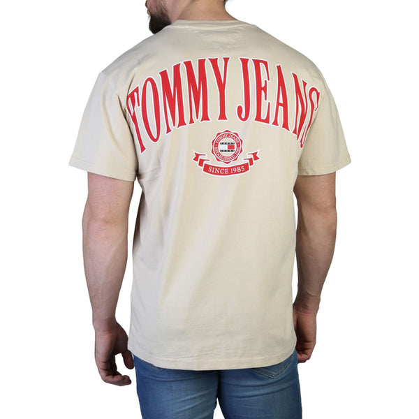 Tommy Hilfiger DM0DM16400 T-shirt Maglietta Uomo Beige - BeFashion.it