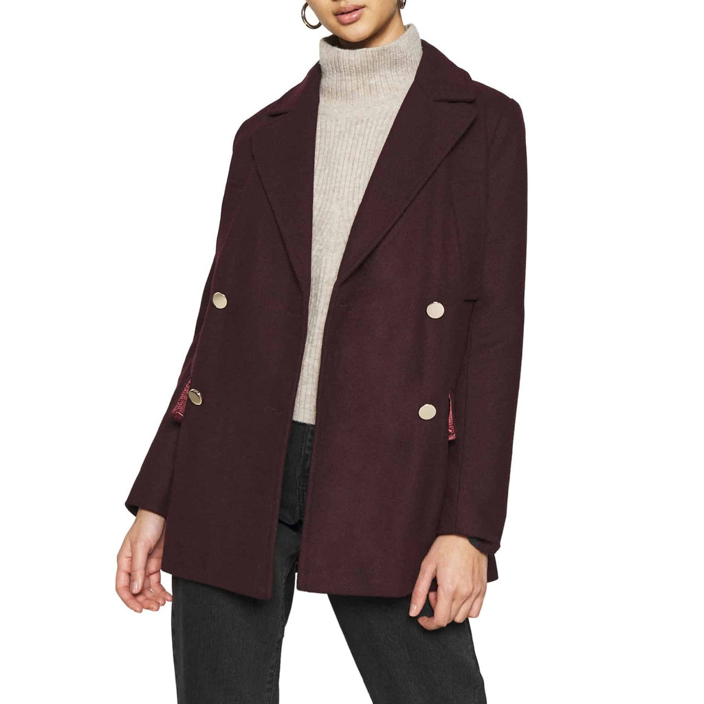 Pepe Jeans LEYRE PL401864 Cappotto Donna Bordeaux