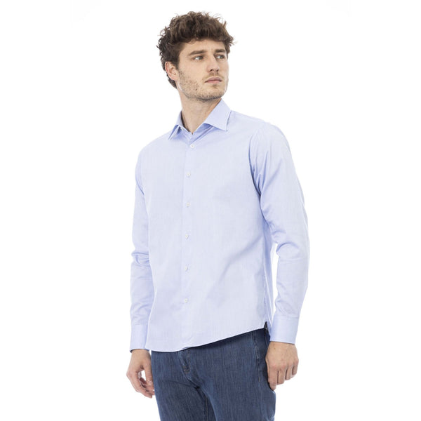 Baldinini Trend BOLOGNA Camicia Uomo Made in Italy Celeste - BeFashion.it