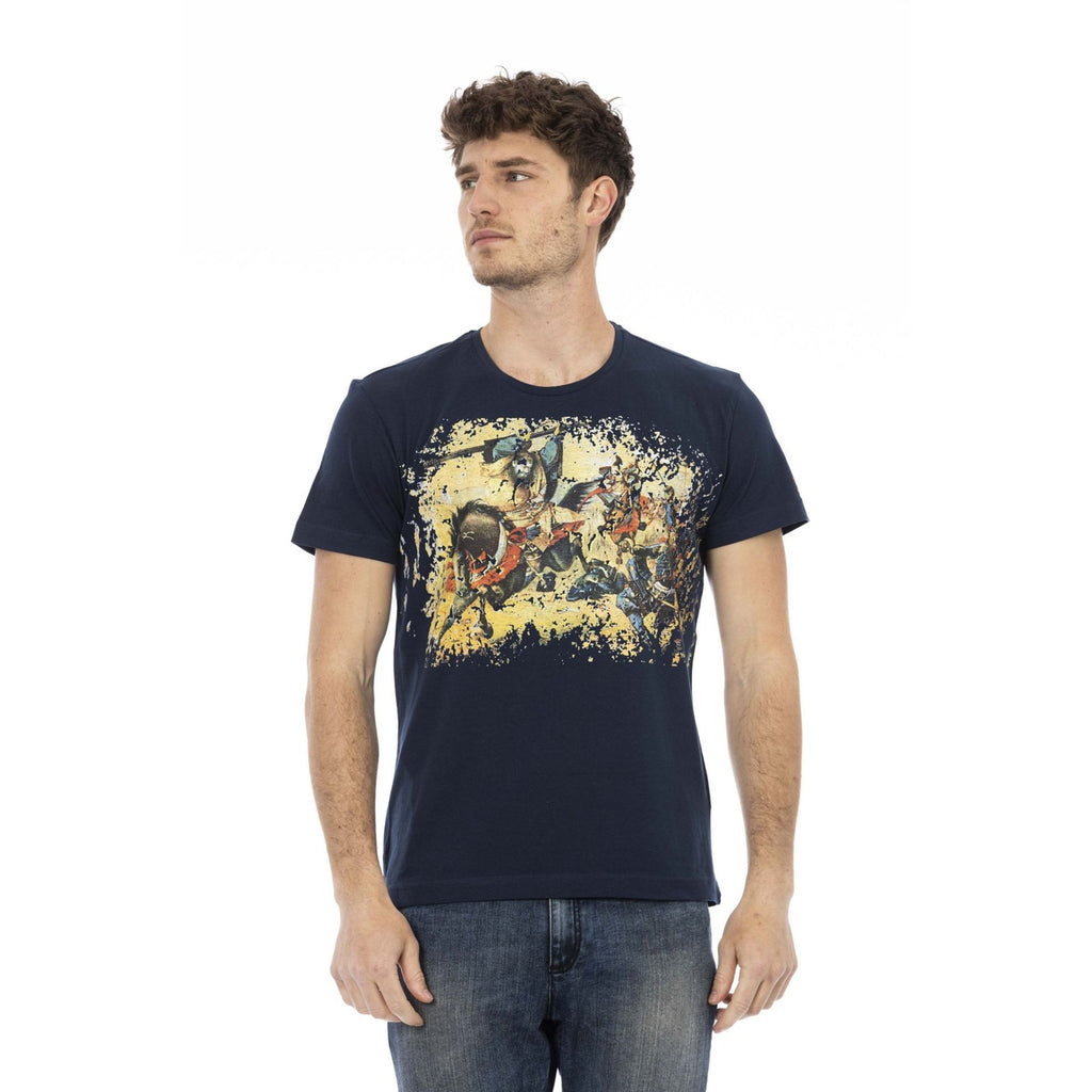 Trussardi Action 2AT09 T-shirt Maglietta Uomo Blu Navy