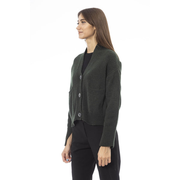 Alpha Studio AD8631EE Maglia Donna Made in Italy Grigio