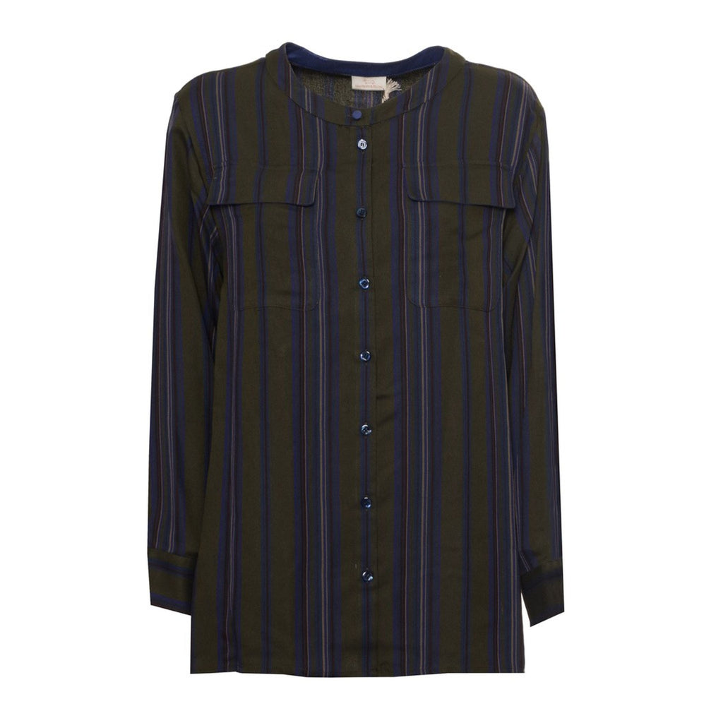 Harmont & Blaine C0CD35-052936 Camicia Donna Verde - BeFashion.it