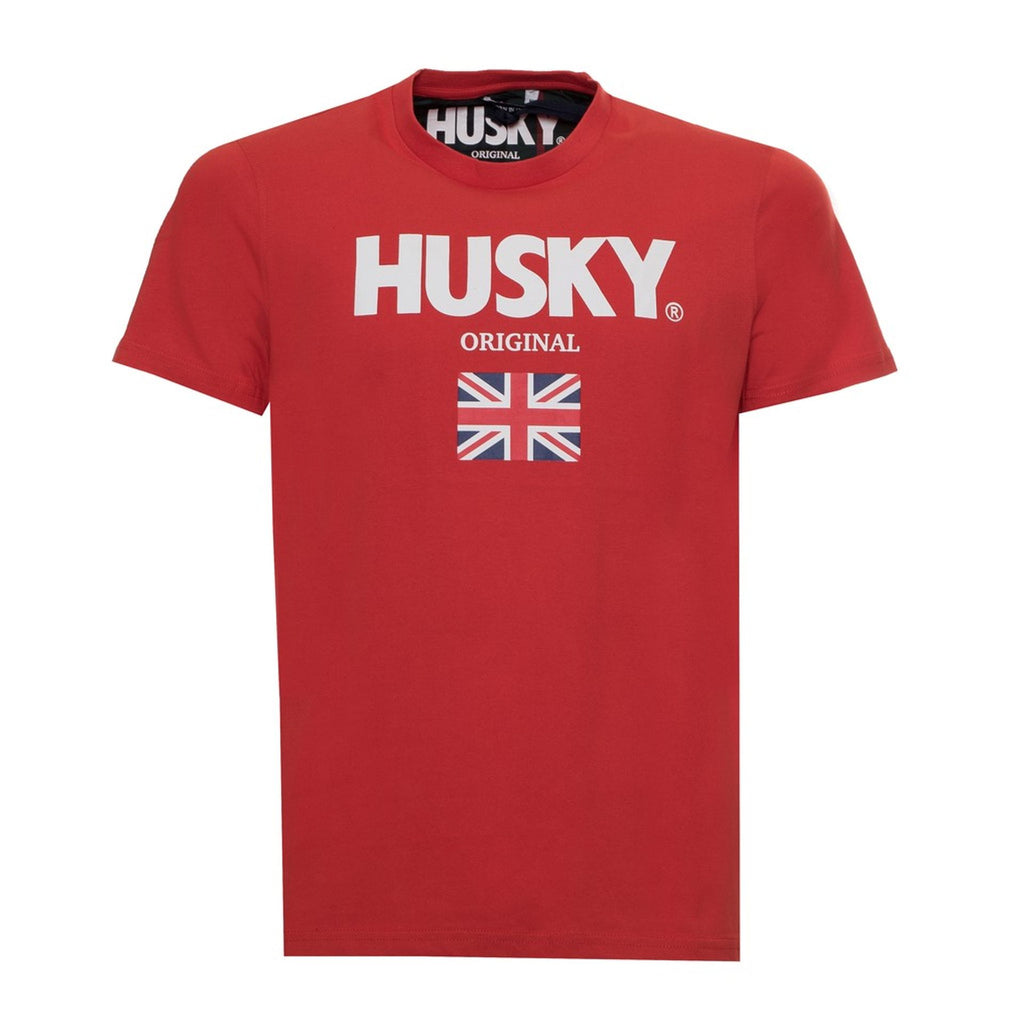 Husky JOHN HS23BEUTC35CO177 T-shirt Maglietta Uomo Rosso