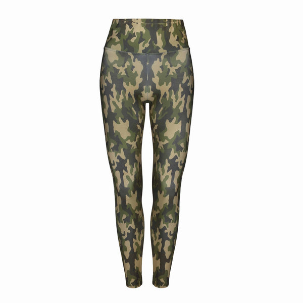 Bodyboo BB23956 Leggings Modellanti Donna Verde Mimetico
