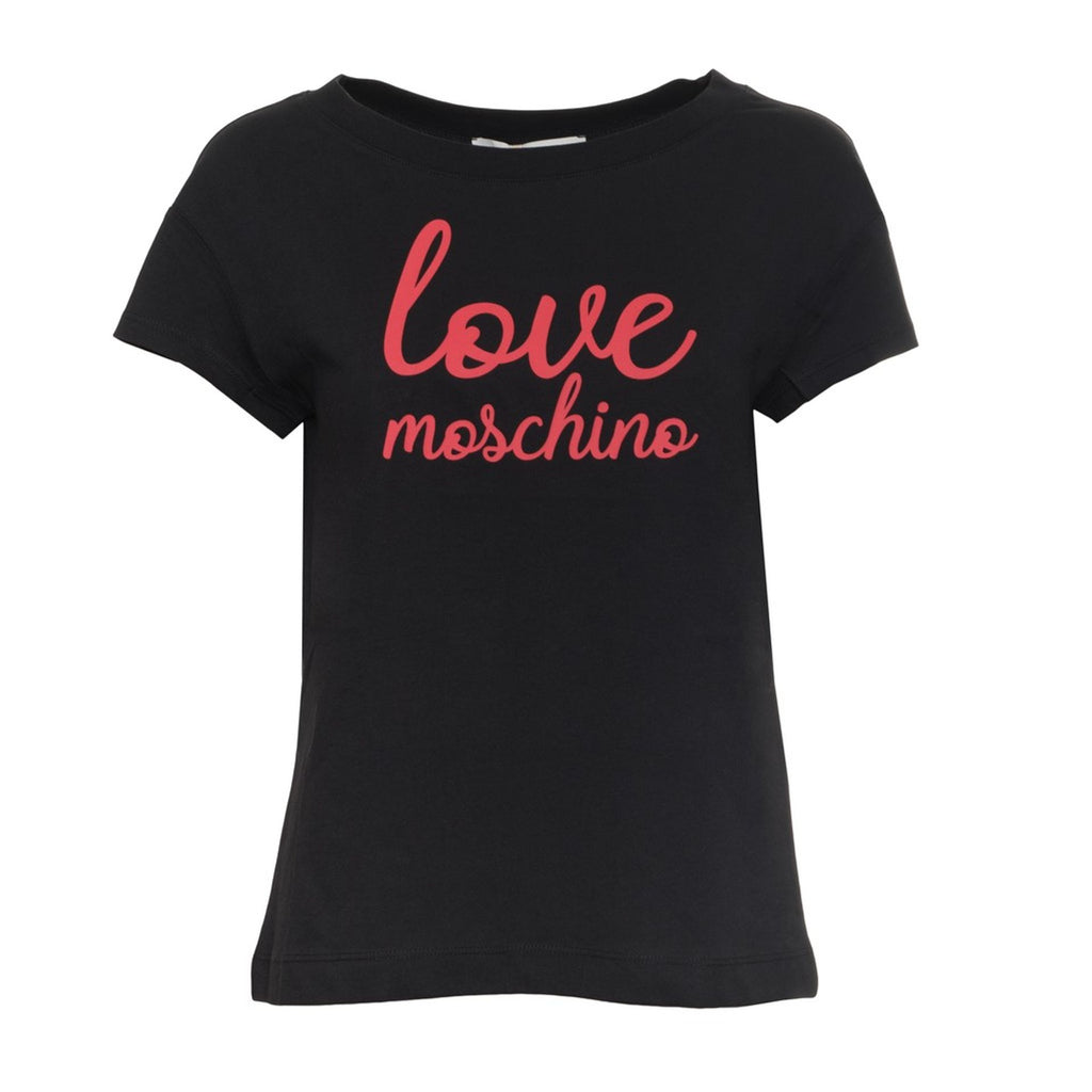 Moschino W4F303P-M4405 T-shirt Maglietta Donna Nero