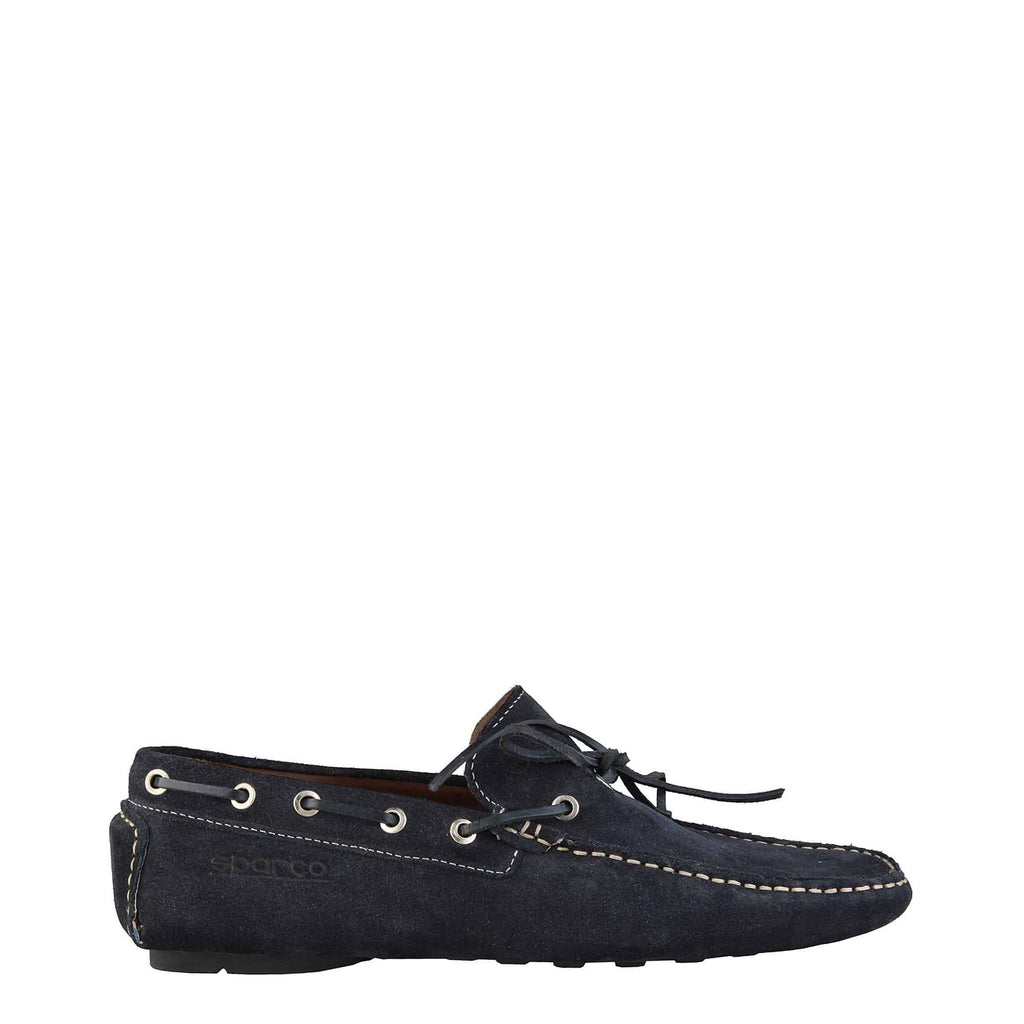 Sparco MAGNY-COURS Mocassini Camoscio Uomo Blu Navy