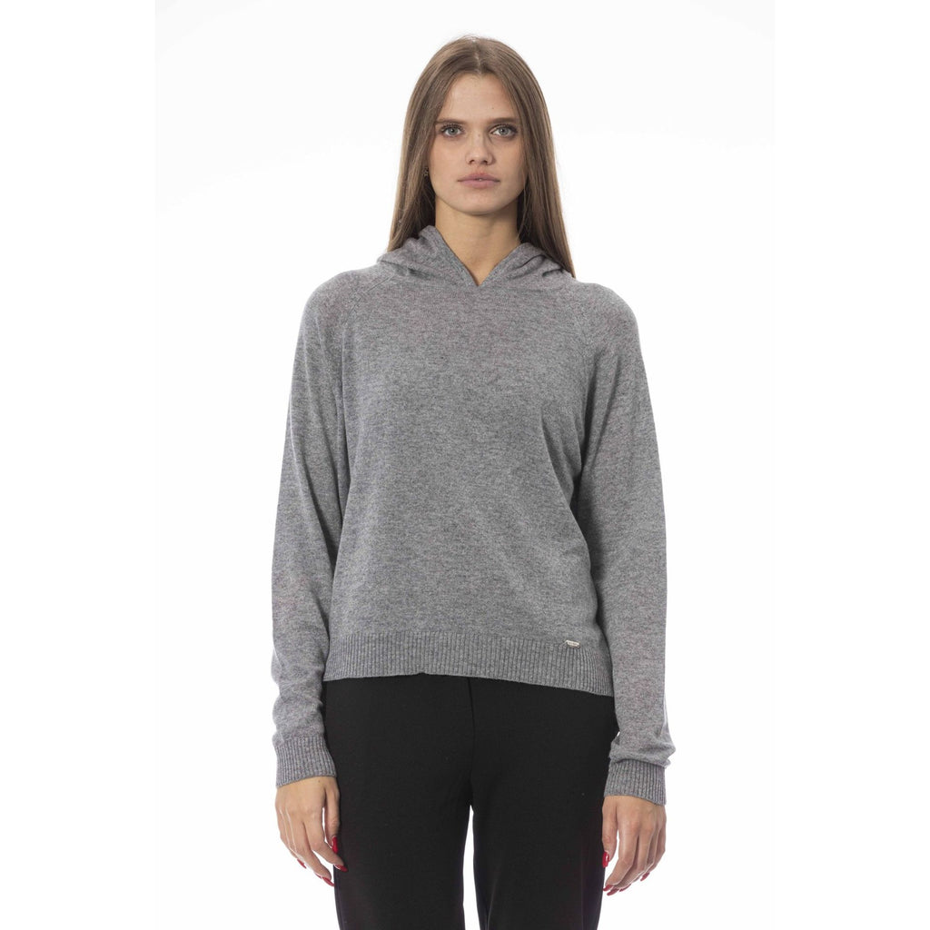 Baldinini Trend VOLTERRA 221154 Maglia Donna Made in Italy Grigio