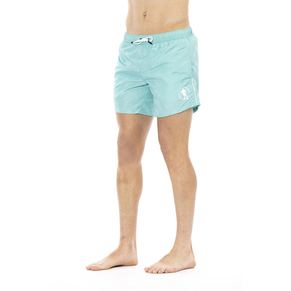 Bikkembergs Beachwear BKK1MBS05 Costume da Bagno Boxer Pantaloncini Uomo Verde