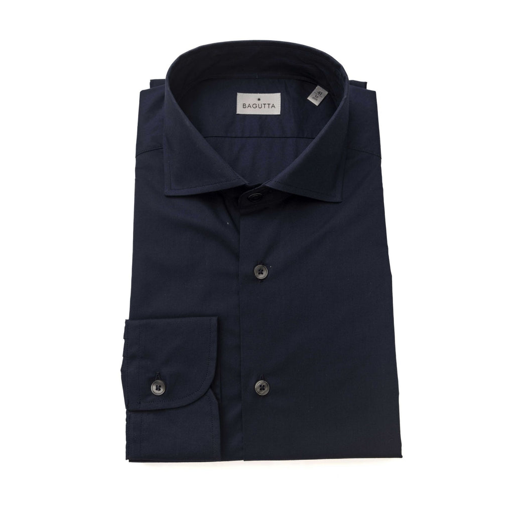 Bagutta UNWALTER 12745 Camicia Uomo Blu Navy - BeFashion.it