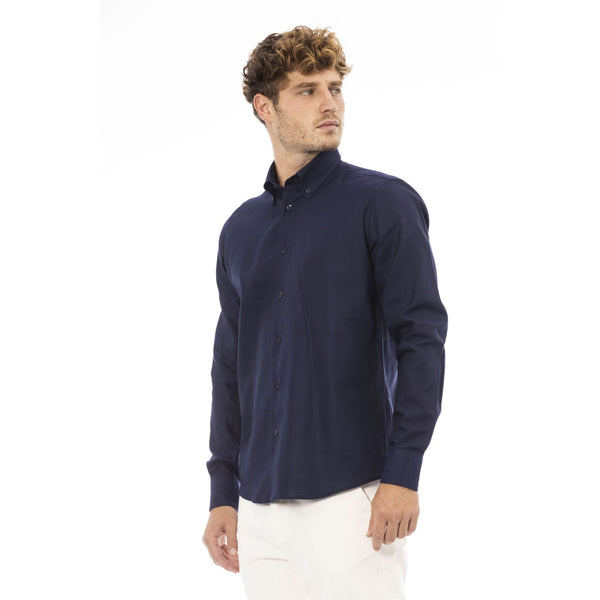 Baldinini Trend NIZZA BD 304 Camicia Uomo Made in Italy Blu - BeFashion.it