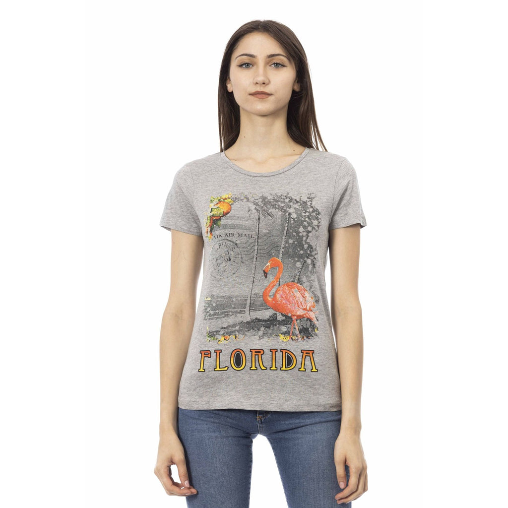 Trussardi Action 2BT10 T-shirt Maglietta Donna Grigio - BeFashion.it