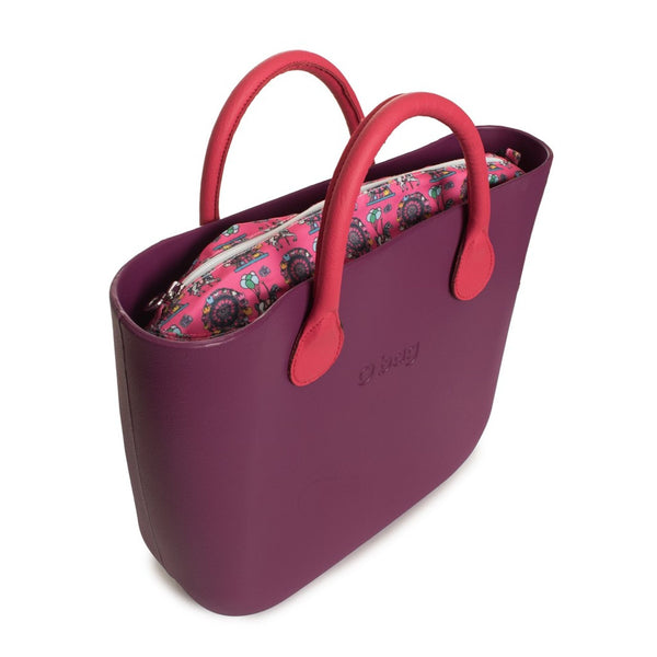 O bag COMP25ST-MIS01 Borsa a Mano Donna Viola