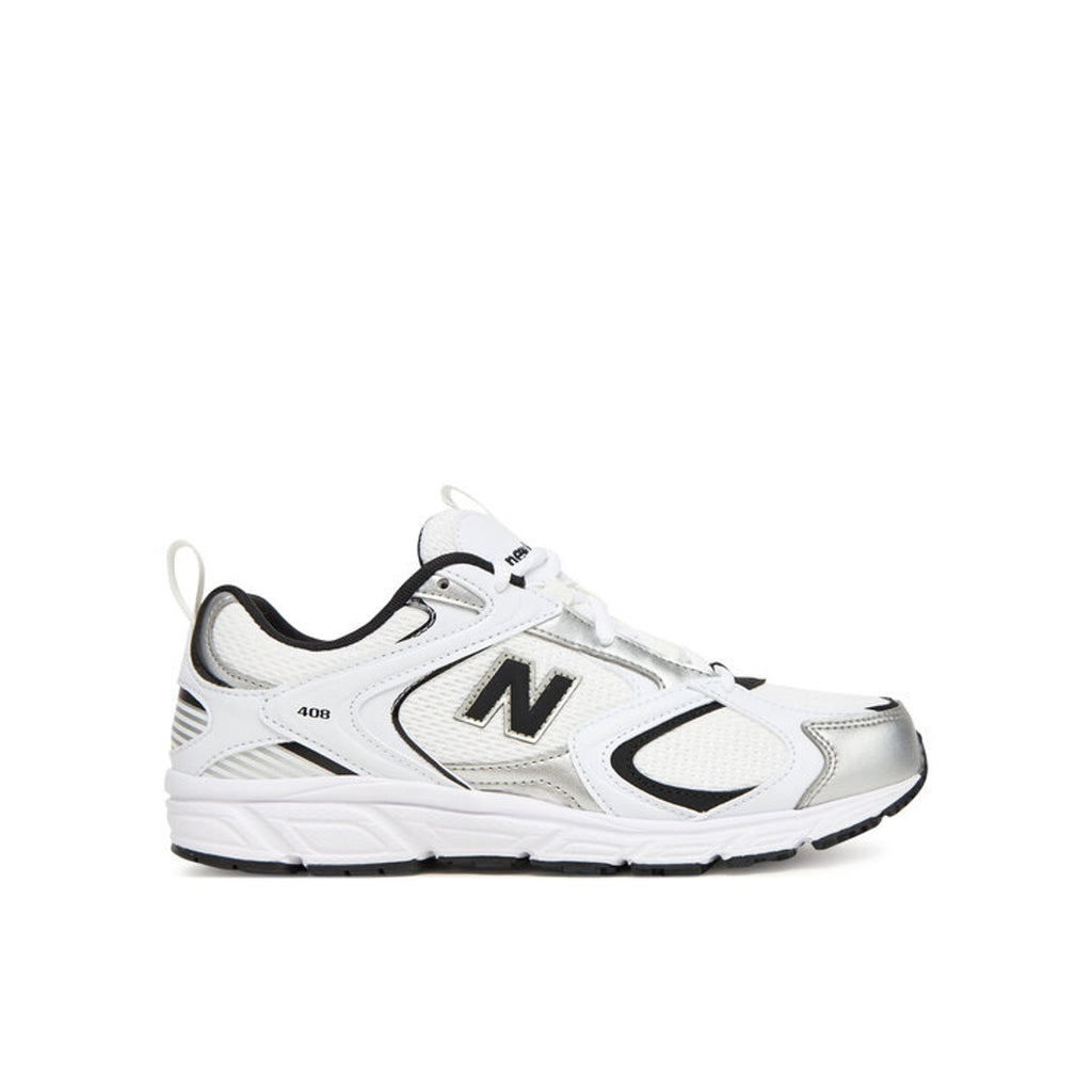 New Balance ML408WB Sneakers Unisex Bianco Nero Argento