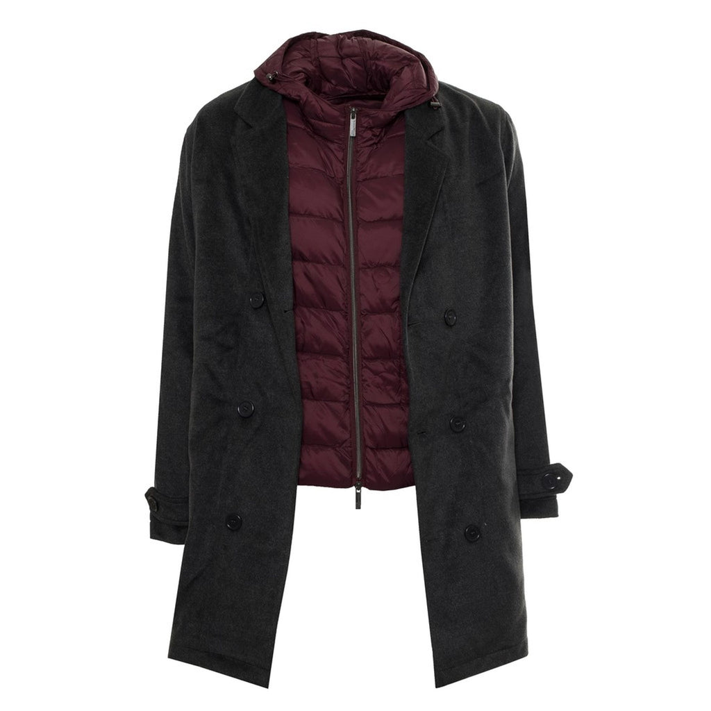 Harmont & Blaine Jeans K0AJ07-040451 Giacca Cappotto Piumino Uomo Grigio Bordeaux - BeFashion.it