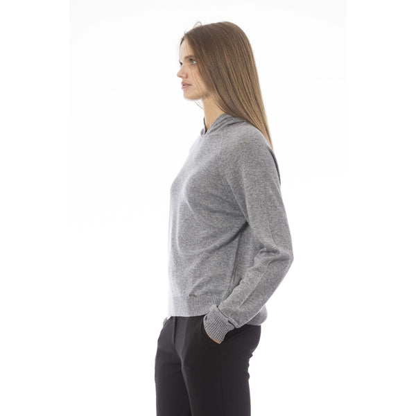 Baldinini Trend VOLTERRA 221154 Maglia Maglione Donna Made in Italy Grigio - BeFashion.it