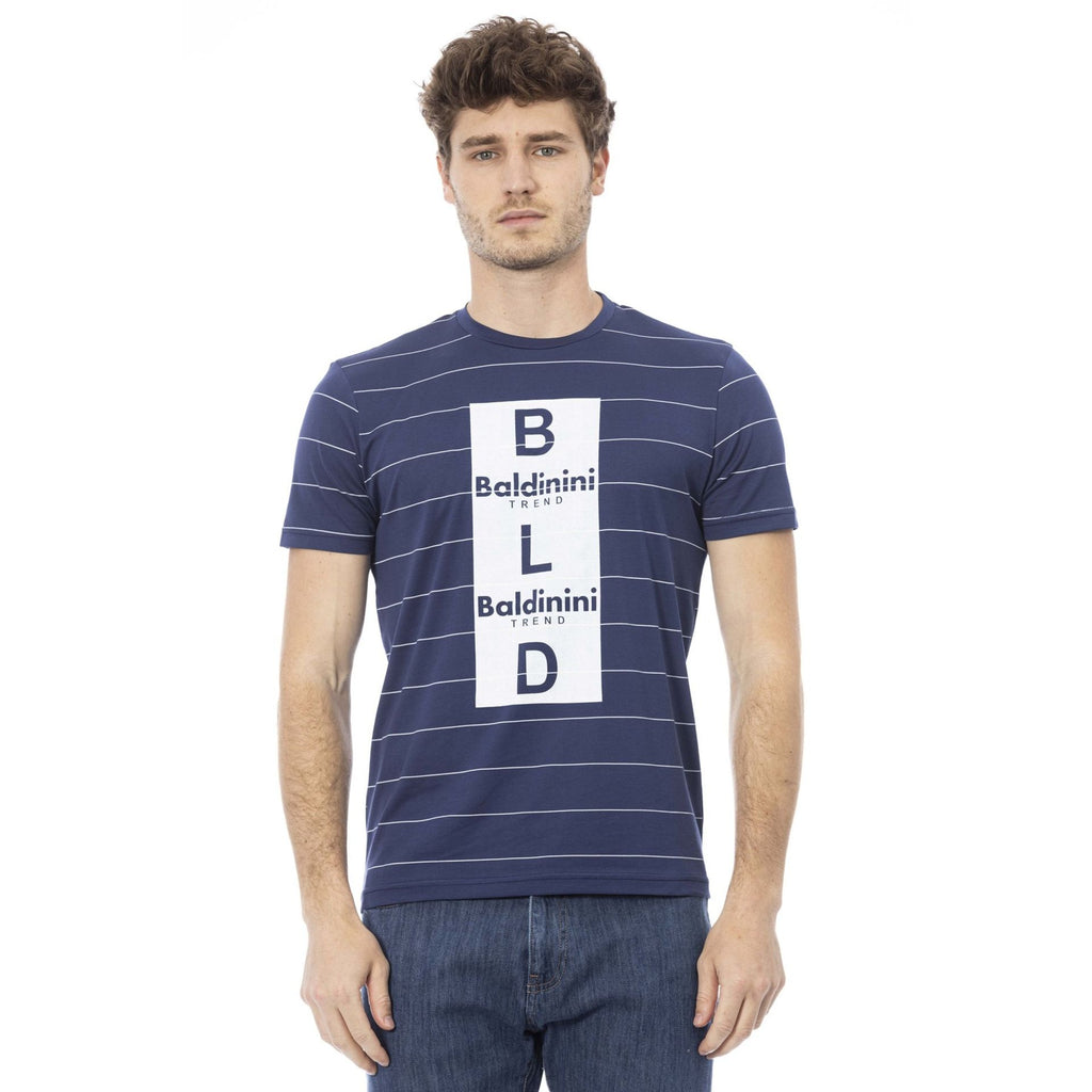 Baldinini Trend COMO TSU538 T-shirt Maglietta Uomo Blu - BeFashion.it