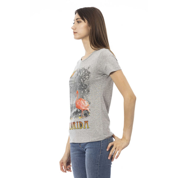 Trussardi Action 2BT10 T-shirt Maglietta Donna Grigio - BeFashion.it