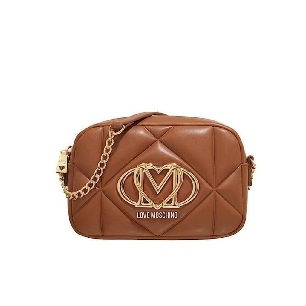 Love Moschino EMBOSSED JC4038 Borsa a Tracolla Donna Marrone