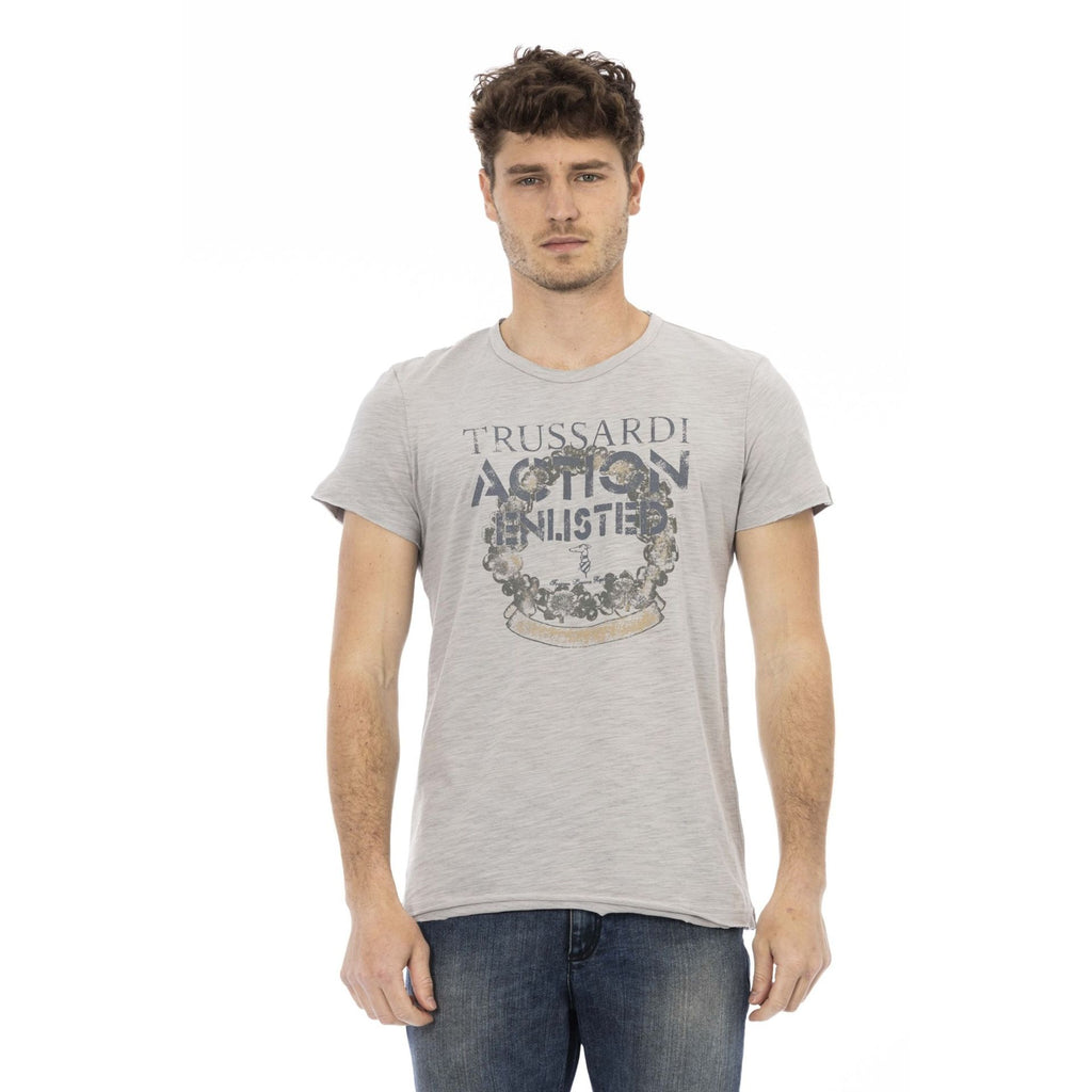 Trussardi Action 2AT17 T-shirt Maglietta Uomo Grigio - BeFashion.it