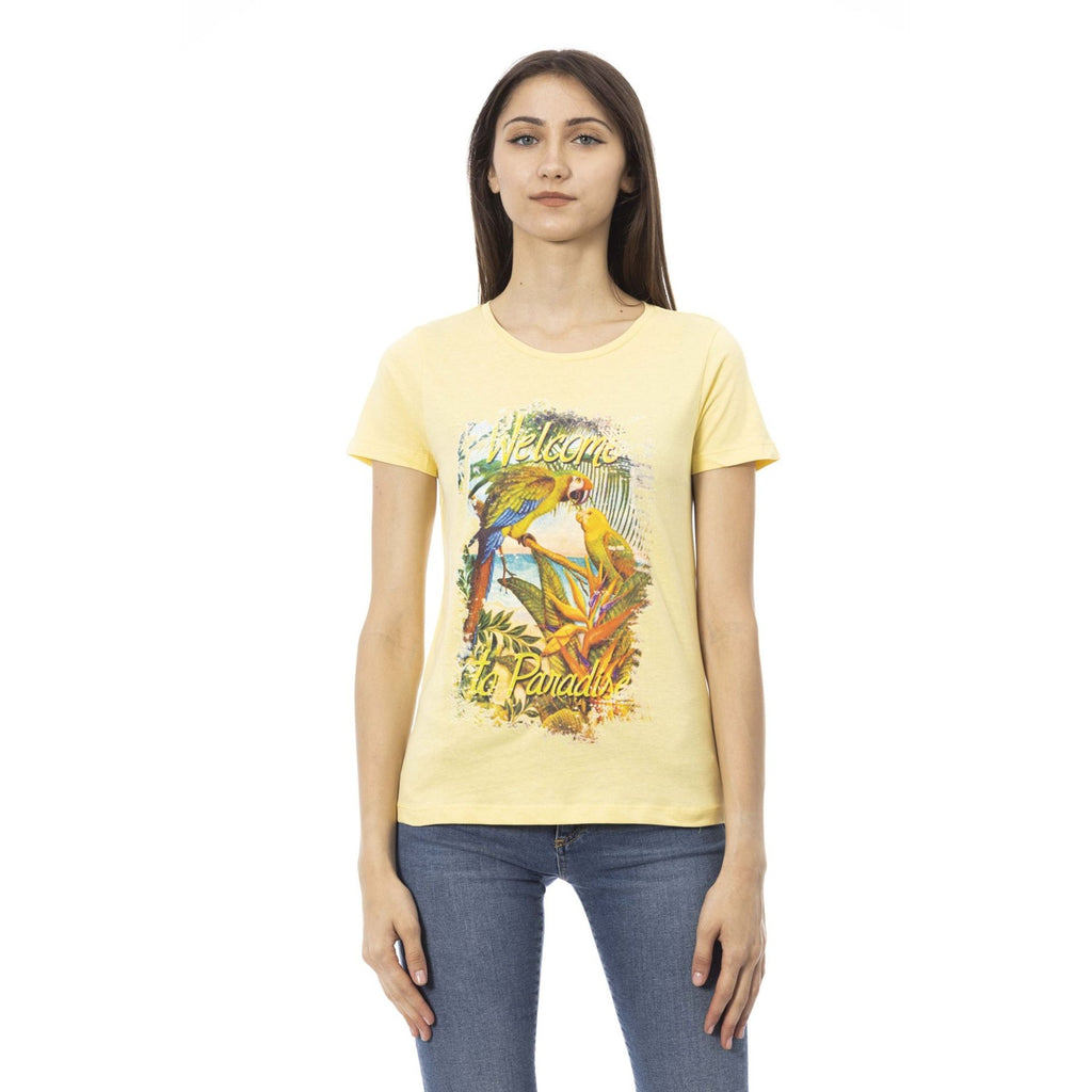Trussardi Action 2BT16 T-shirt Maglietta Donna Giallo