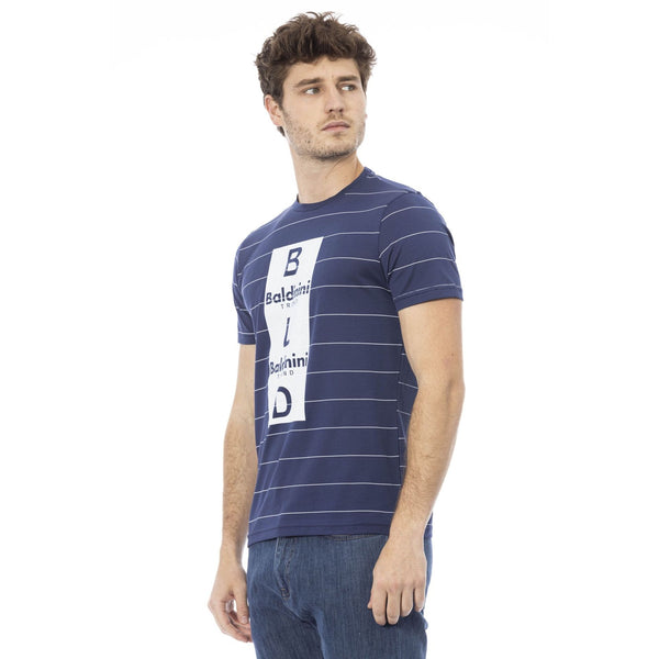 Baldinini Trend COMO TSU538 T-shirt Maglietta Uomo Blu