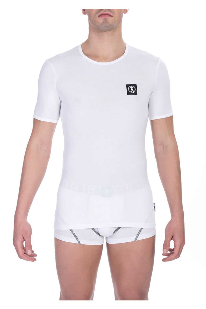 Bikkembergs BKK1UTS07SI T-shirt Maglietta Intima Uomo Bianco